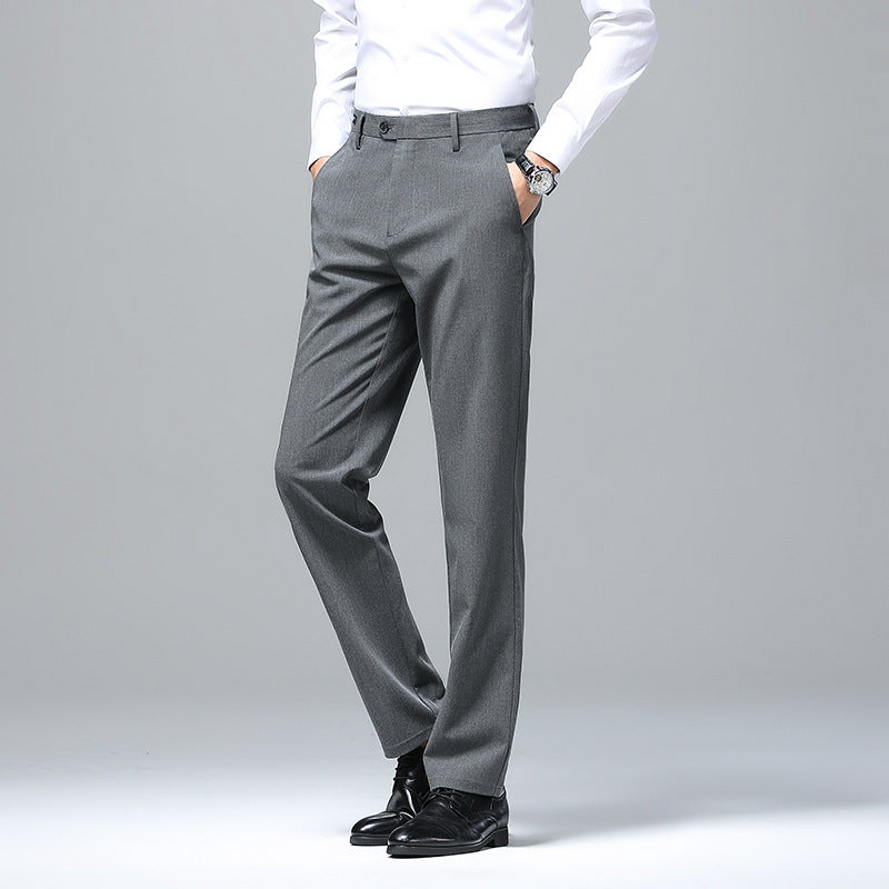 Men's elegant business trousers with fine texture Lisslune