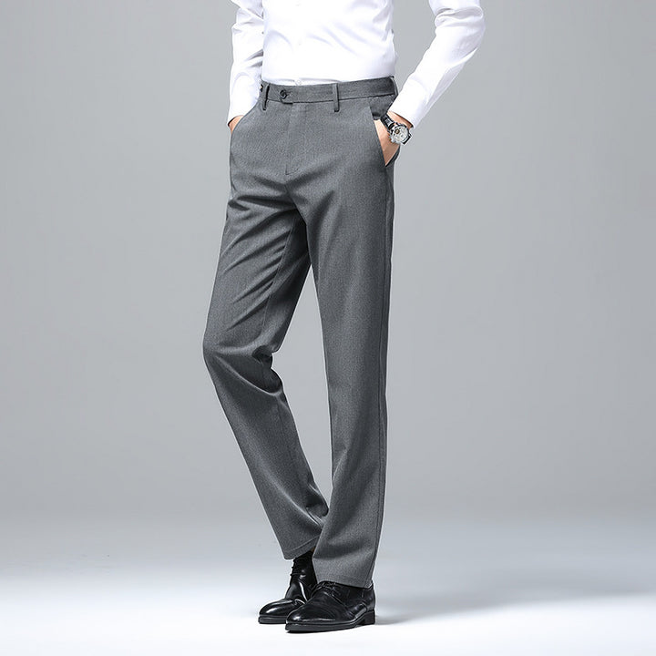 Men's elegant business trousers with fine texture Lisslune