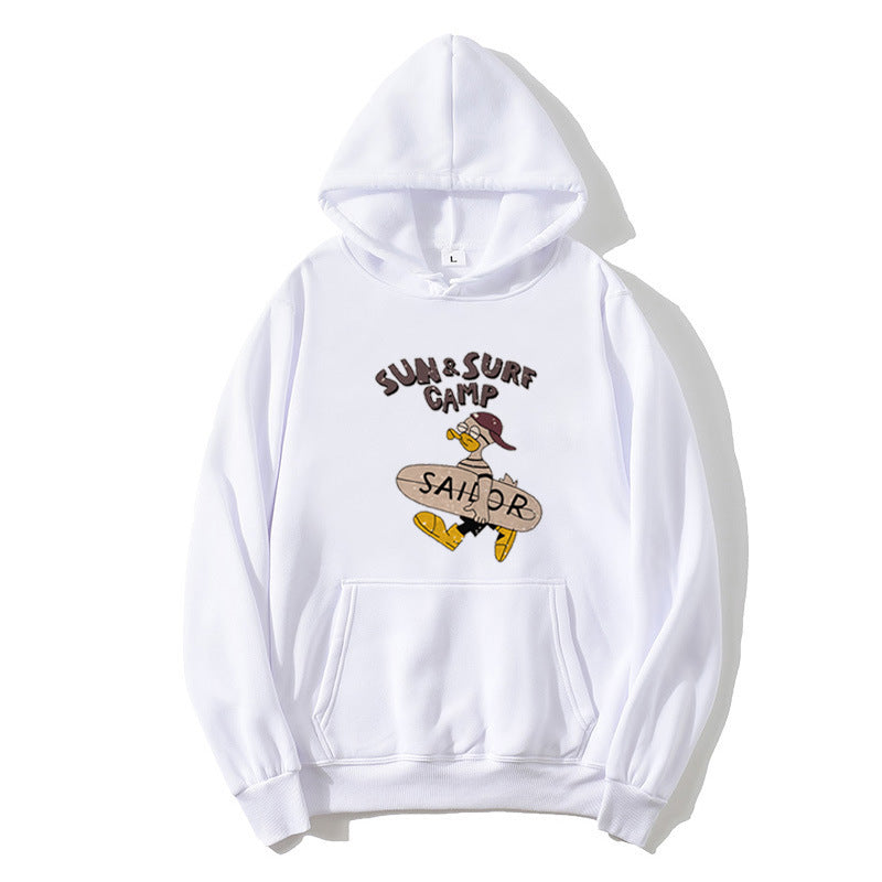 Women’s hoodie with funny surf motif Lisslune