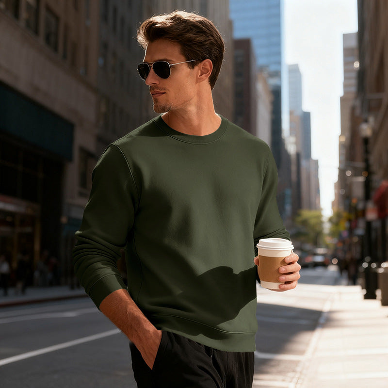 Men's casual sweatshirt with modern cut and comfortable cotton blend Lisslune