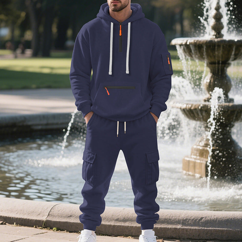 Men's tracksuit with practical pocket design Lisslune
