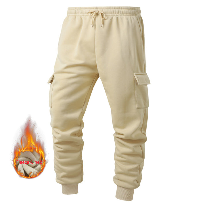 Men's Fleece-Lined Cargo Pants Lisslune