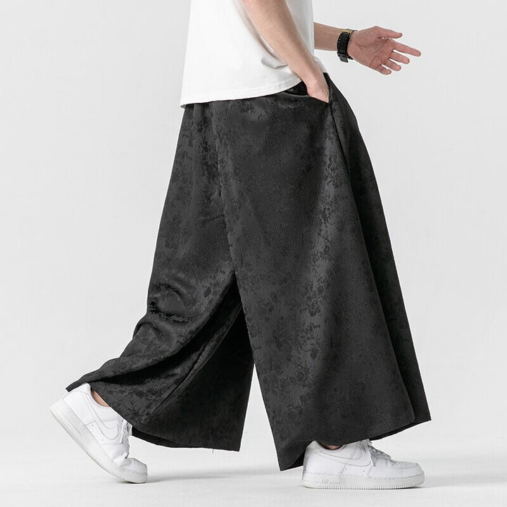 Men's fashionable maxi skirt with decorative bow tie Lisslune