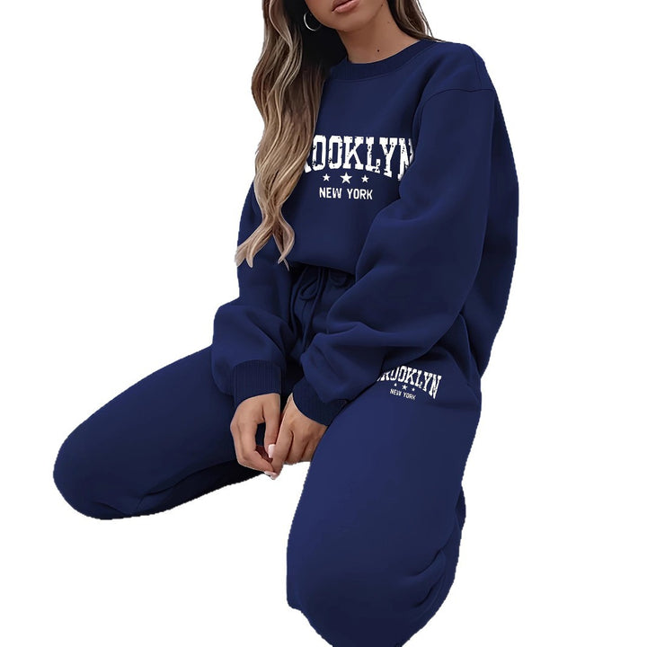 Women's hoodie and jogger set with urban Brooklyn design Lisslune