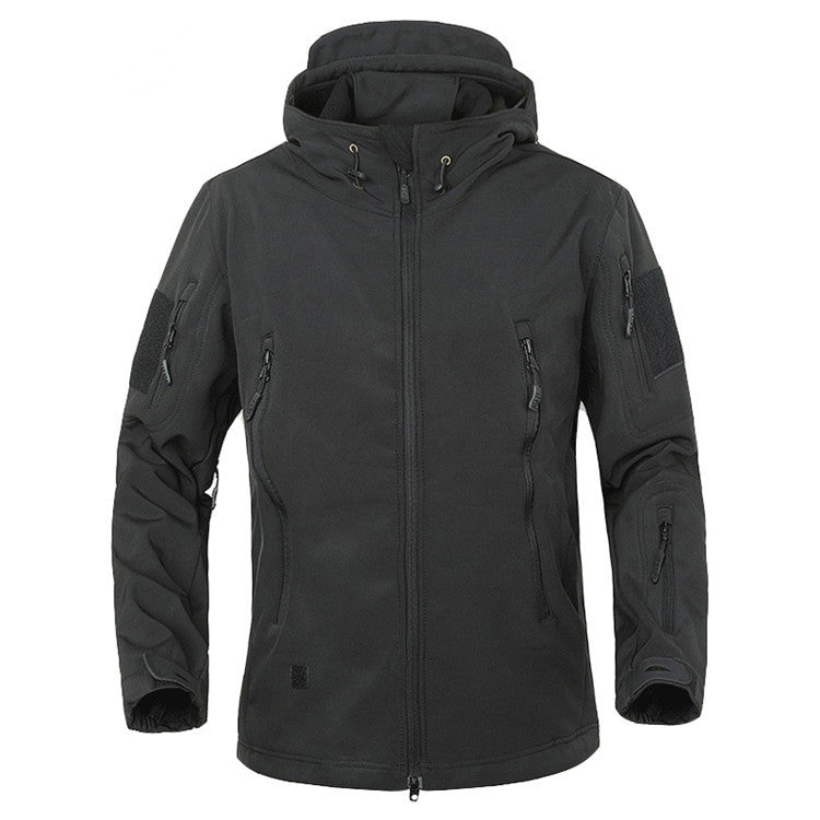Men's multifunctional outdoor jacket with insulating fleece lining and practical zip pockets Lisslune