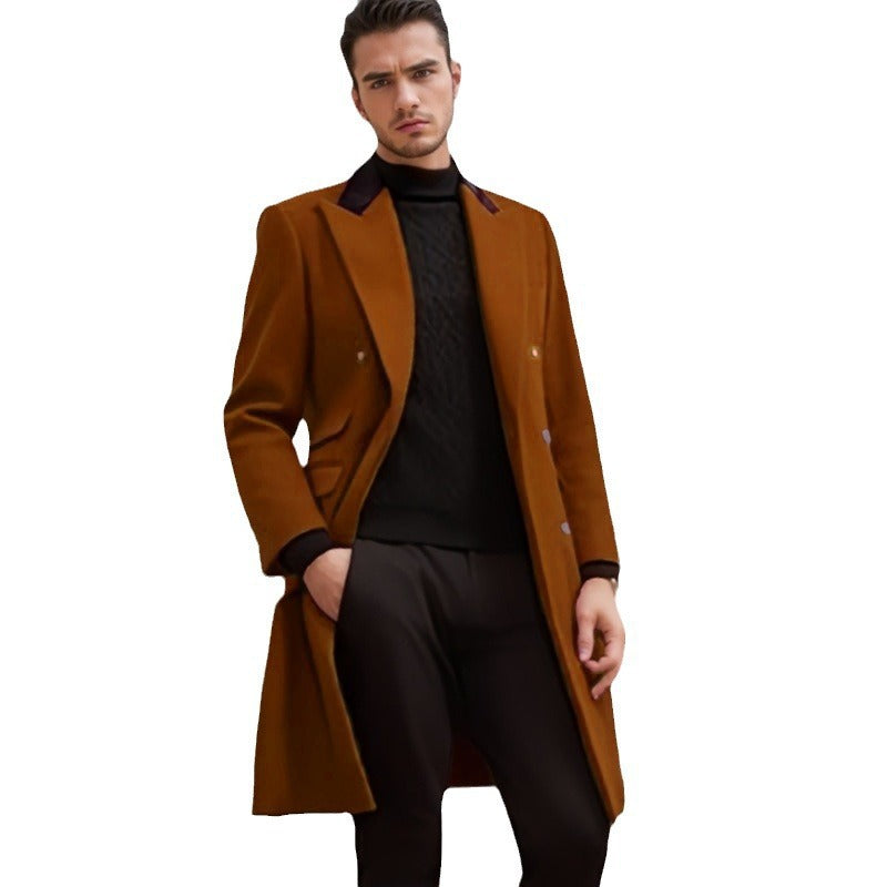 Men's Elegant, tailored wool coat Lisslune