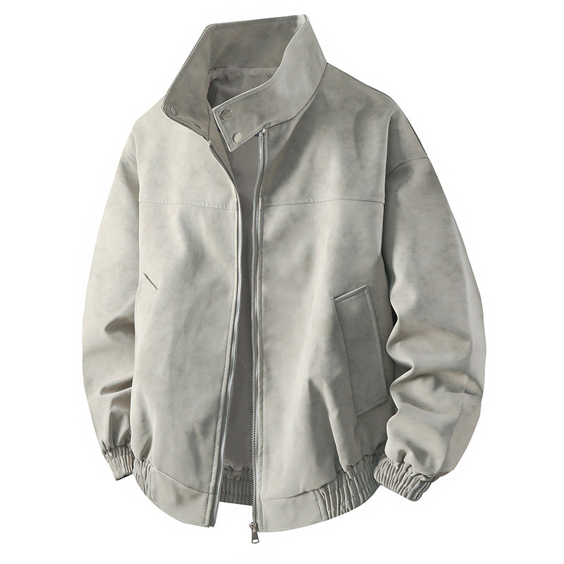 Men's fashionable transitional jacket with high collar and revitalizing inner lining Lisslune