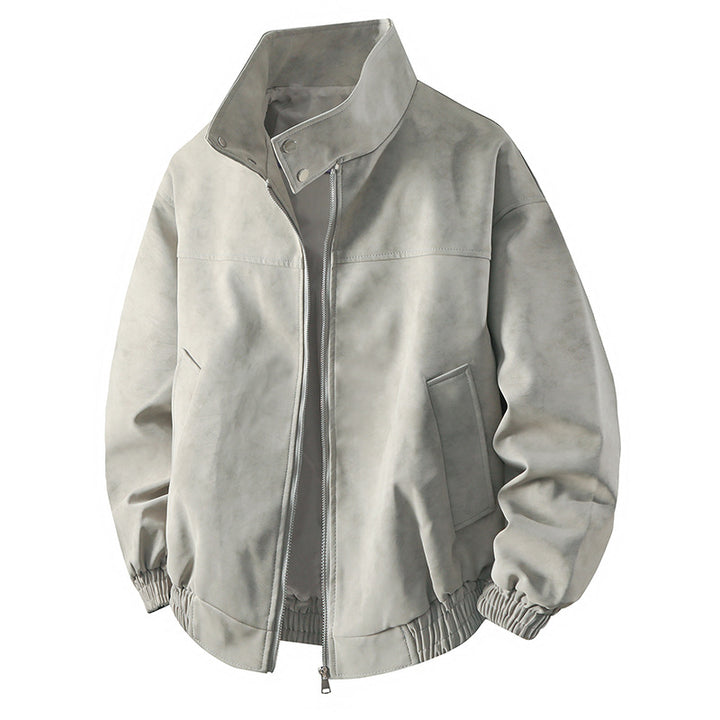 Men's fashionable transitional jacket with high collar and revitalizing inner lining Lisslune