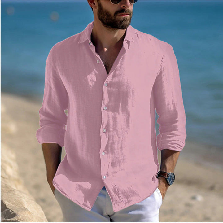 Men's Linen Shirt Lisslune