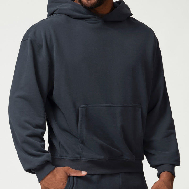 Men's Casual Hoodie Made Of Soft Cotton Blend Lisslune