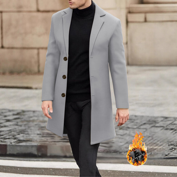 Men's classic and stylish wool coat Lisslune