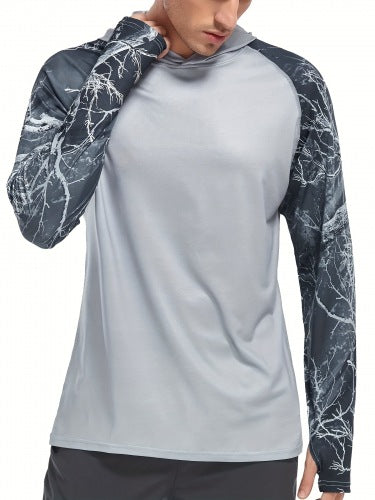 Men's Performance Long Sleeve Shirt with Uv Protection and Breathable Material Lisslune