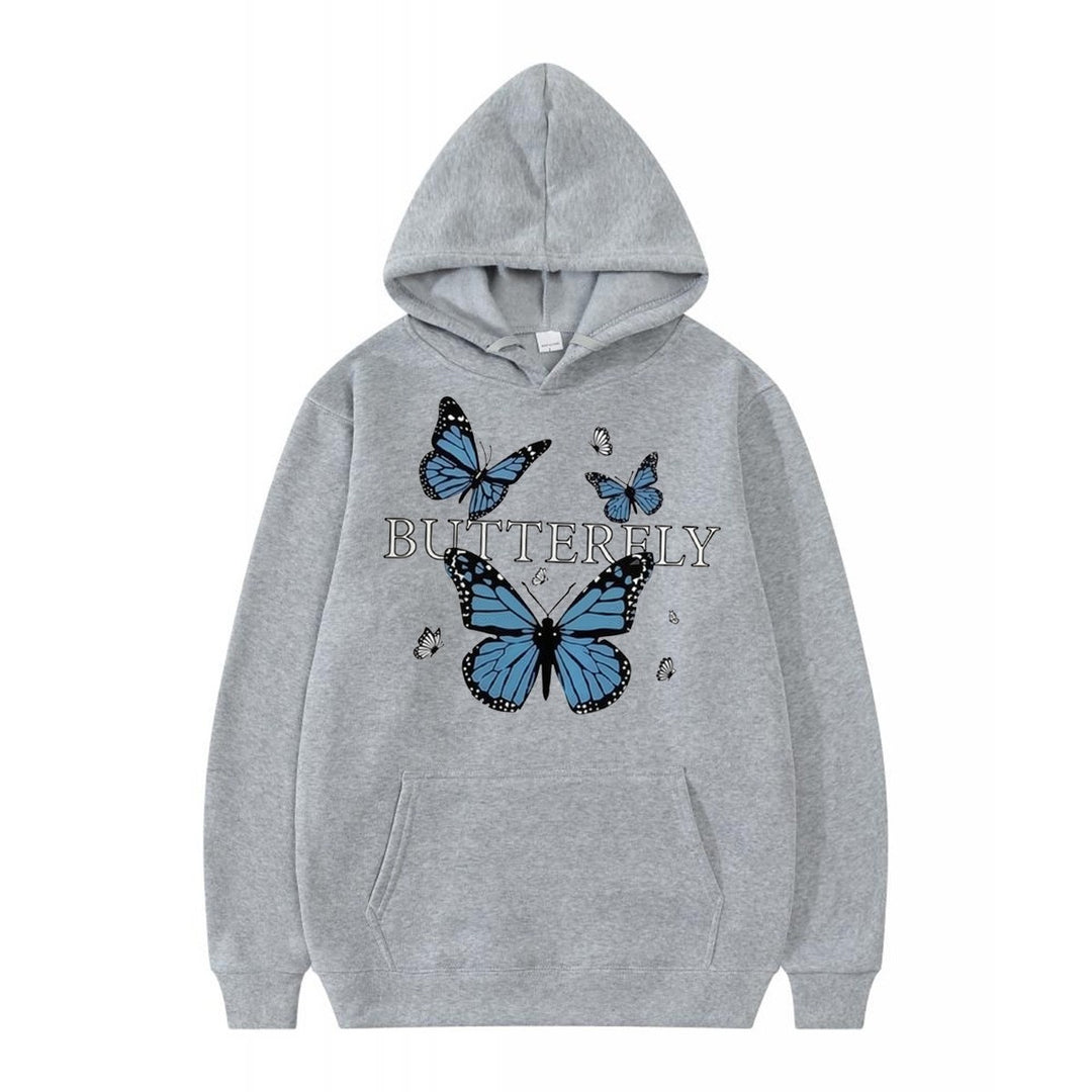 Women's hoodie with butterfly motif Lisslune