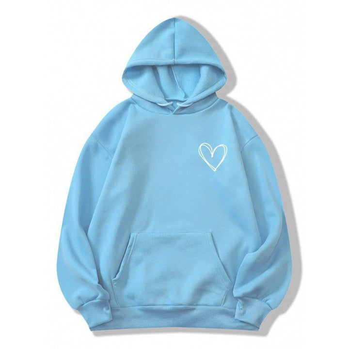 Women's hoodie with cool heart motif Lisslune