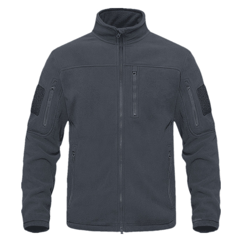 Men's fleece jacket with practical pockets Lisslune