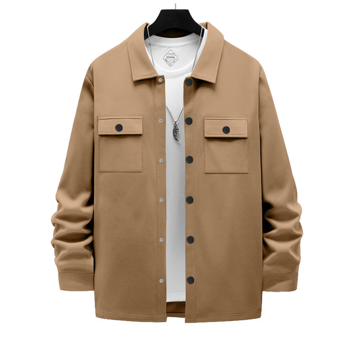 Men's fashionable shirt jacket with practical pockets and innovative comfort Lisslune