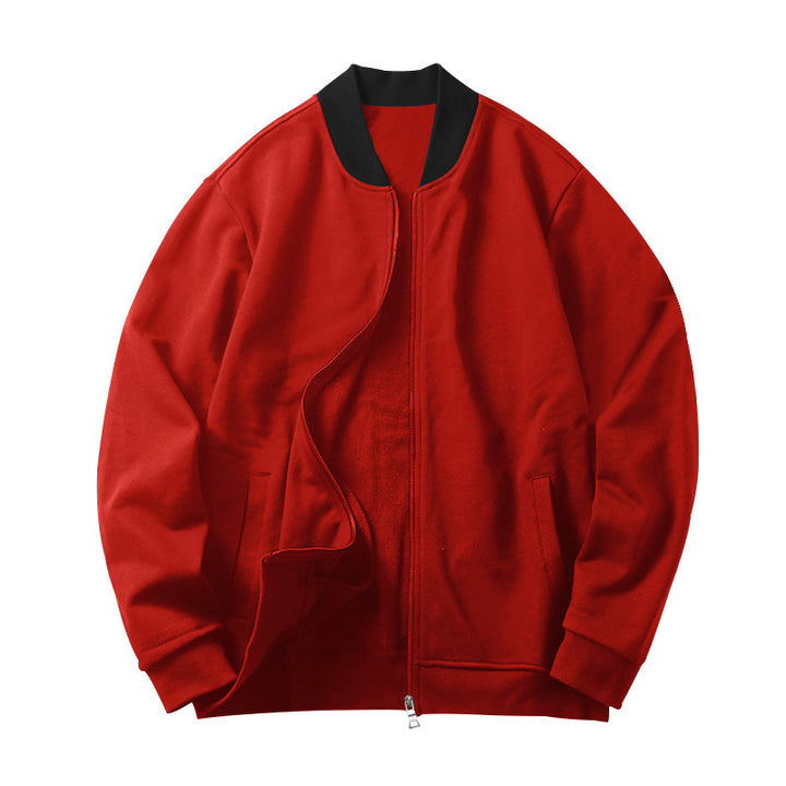 Men's sporty bomber jacket with elastic inserts and practical zipper Lisslune