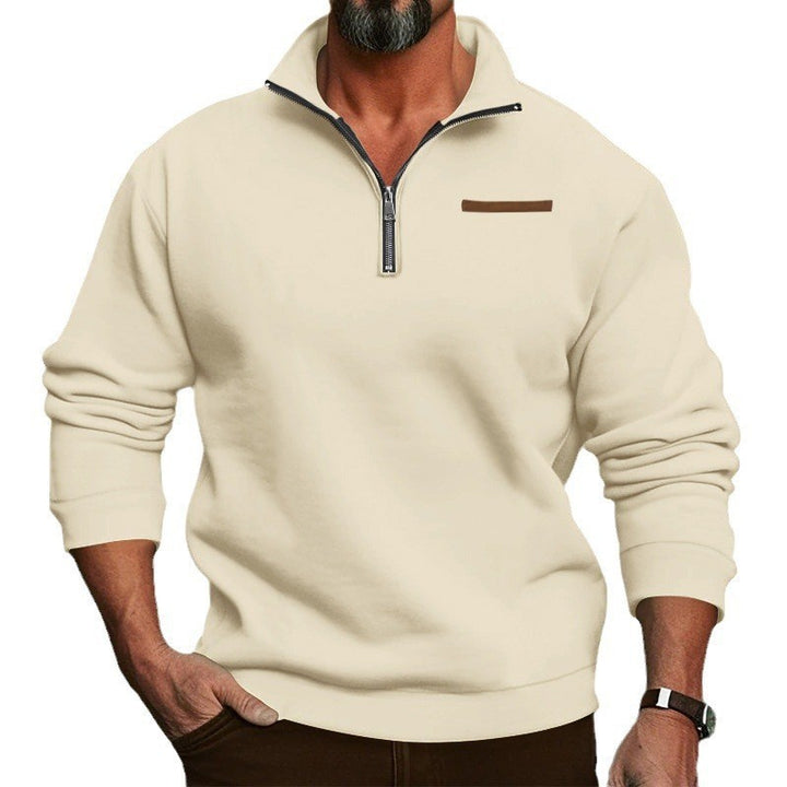 Men's hoodie with half zipper and comfortable fit Lisslune