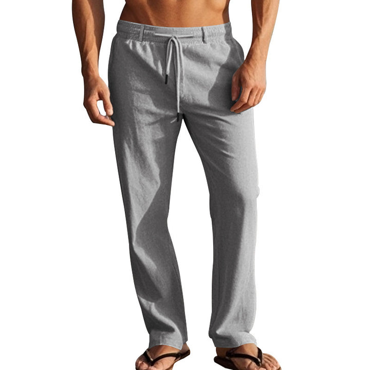 Men's Comfortable Beach Pants with Adjustable Drawstring and Lightweight Materials Lisslune
