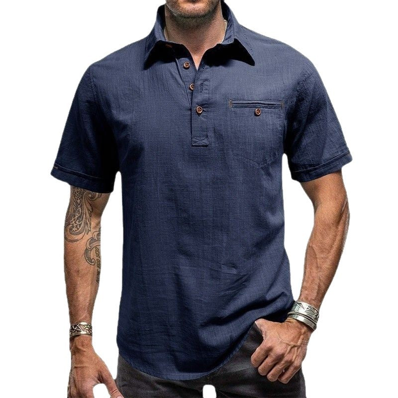Men's Short Sleeve Shirt Lisslune