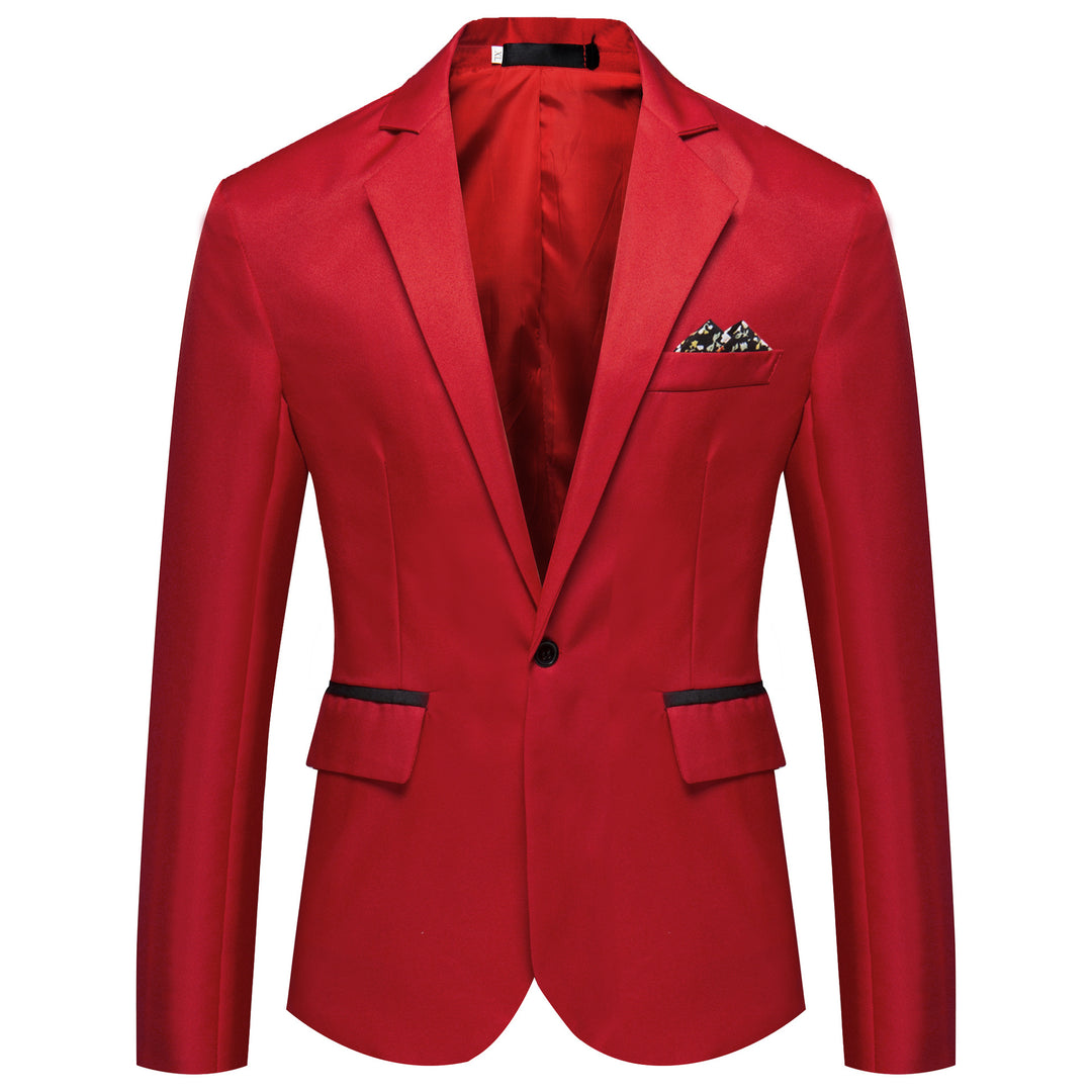 Men's fashionable and elegant suit jacket with satin finish Lisslune