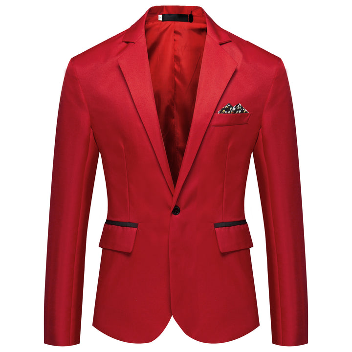 Men's fashionable and elegant suit jacket with satin finish Lisslune