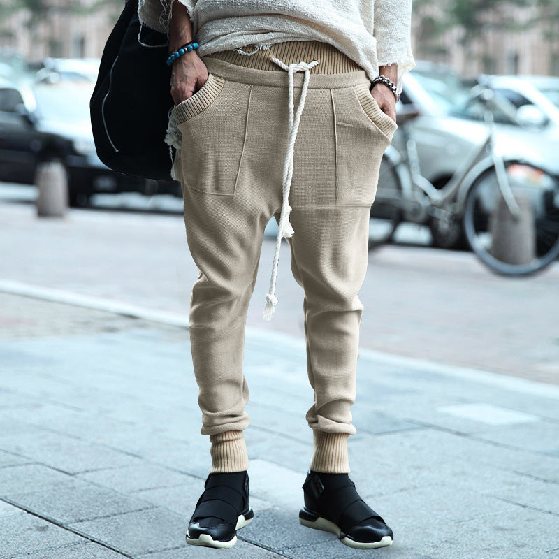 Men's casual joggers with practical pockets and adjustable drawstring Lisslune