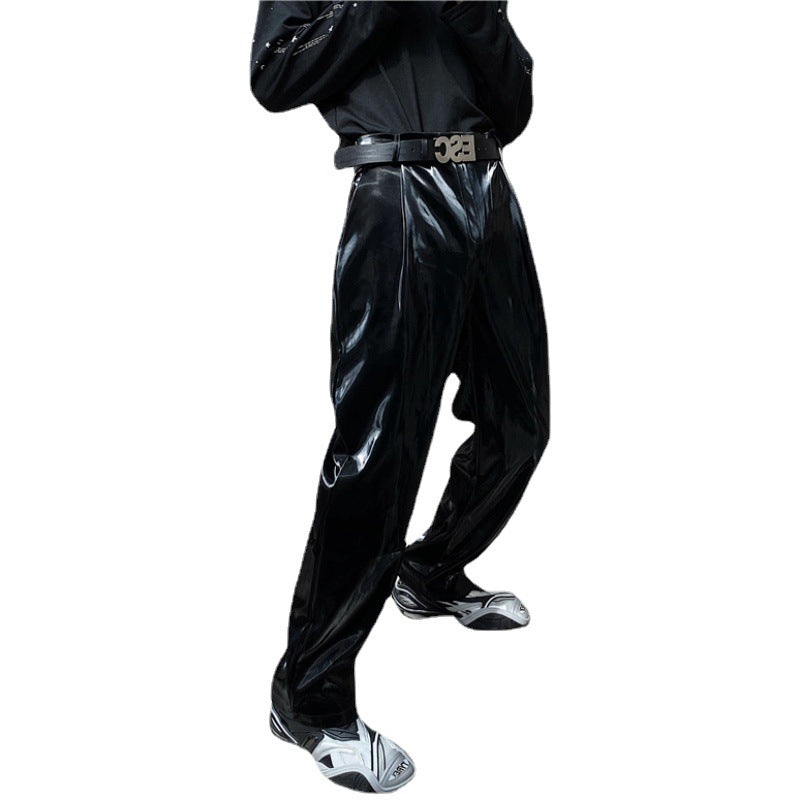 Men's High-Quality and Stylish Patent Pants Lisslune