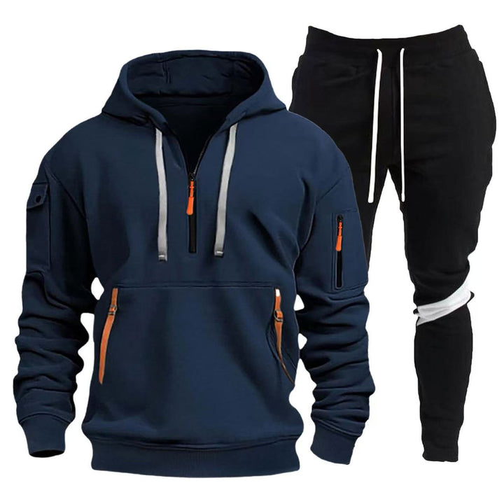 Men's sporty hoodie and jogging pants combination Lisslune