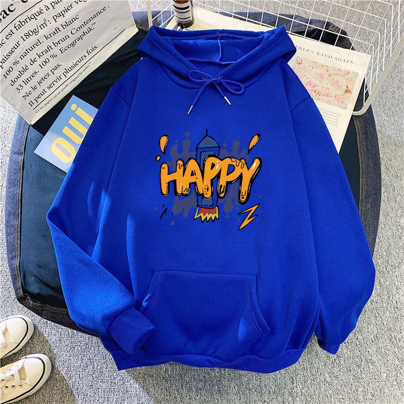 Women’s hooded sweatshirt with cheerful graphic design Lisslune
