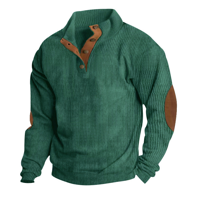 Men's structured sweater with contrast details Lisslune
