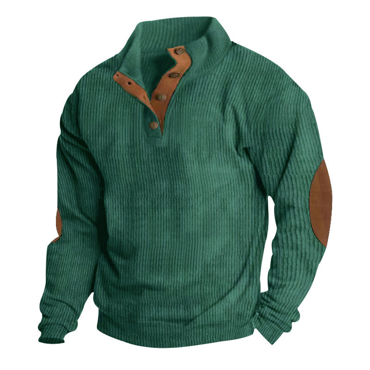 Men's structured sweater with contrast details Lisslune