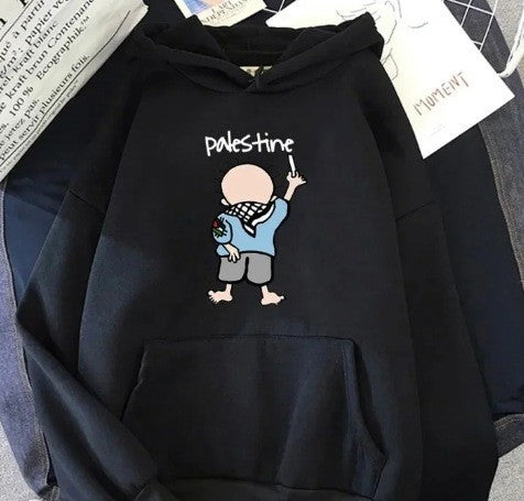 Women’s hoodie with creative illustration design Lisslune