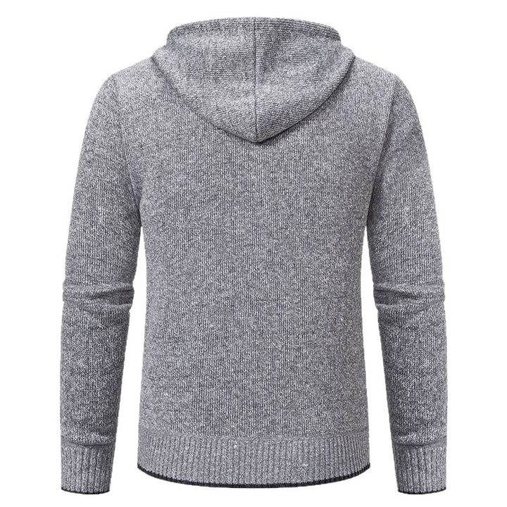 Men's hooded jacket with soft fleece lining and elegant details Lisslune