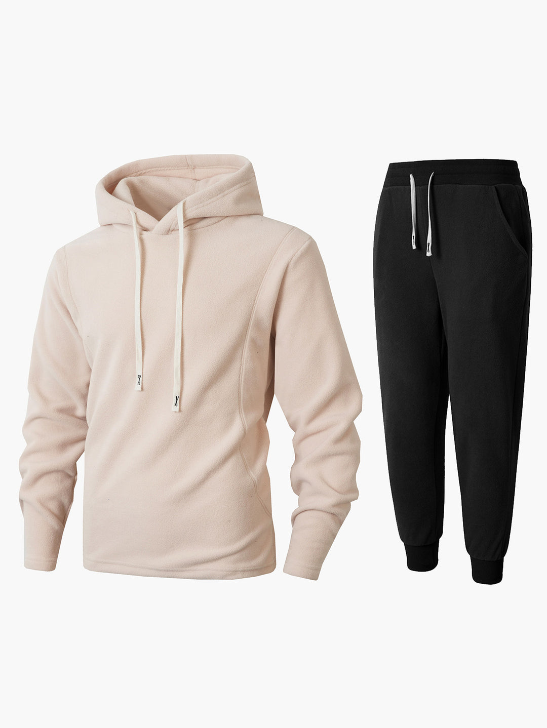 Men's Fleece Hoodie and Jogging Pants Set Lisslune