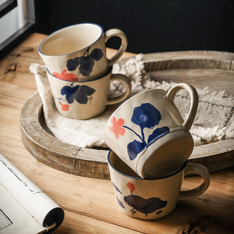 Lisslune | Hand-painted flower mug