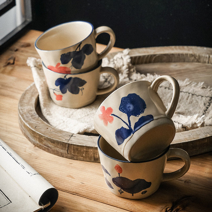 Lisslune | Hand-painted flower mug