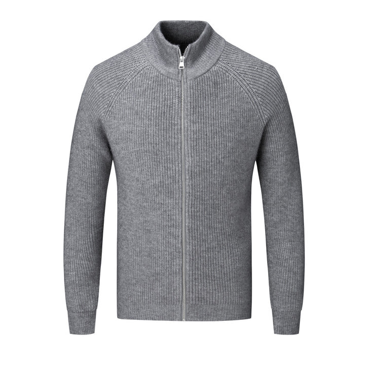Men's cardigan with high collar Lisslune