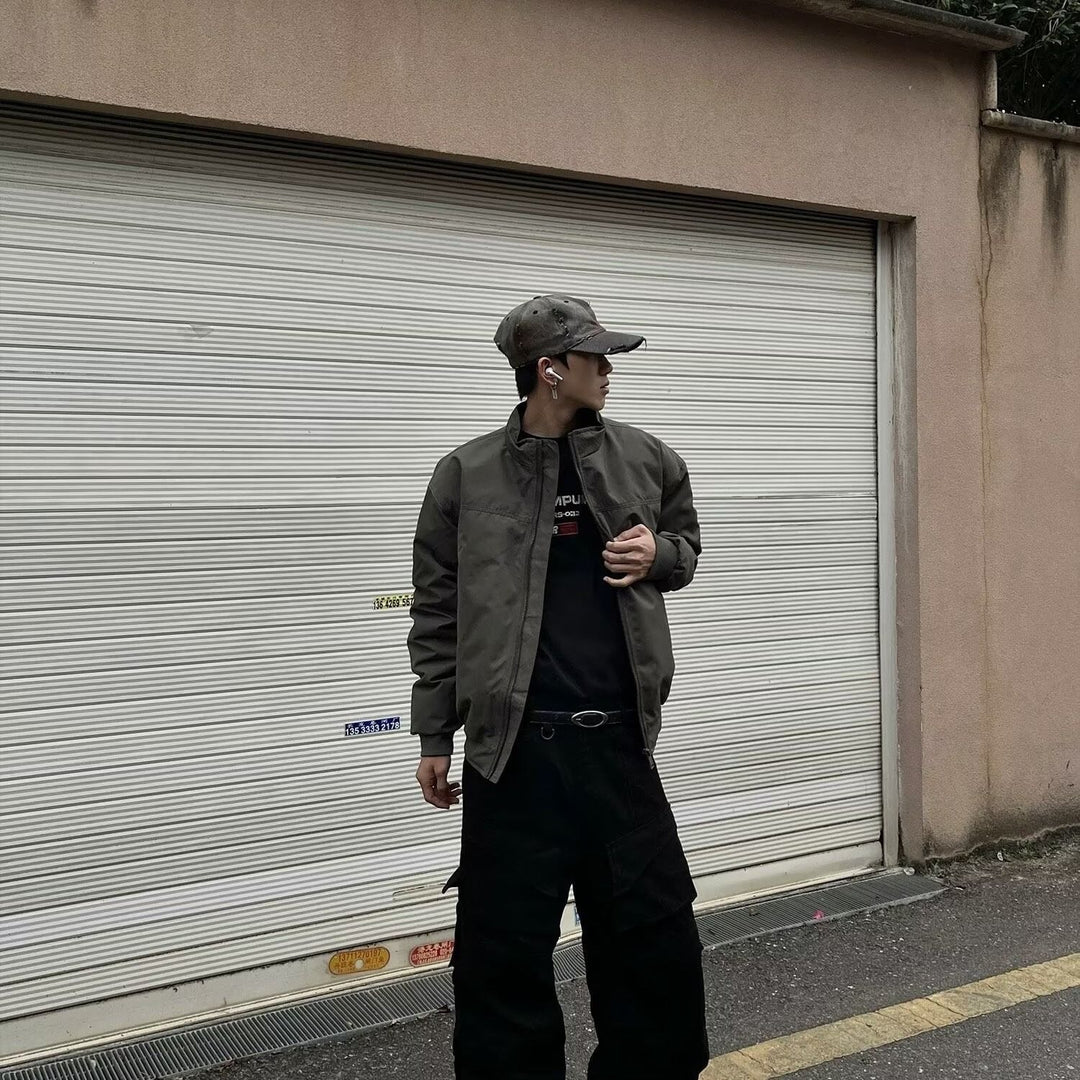 Men's Stylish and Robust Bomber Jacket Lisslune