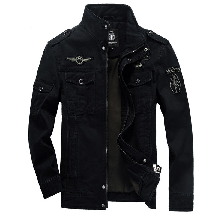 Men's casual utility jacket with practical pockets Lisslune