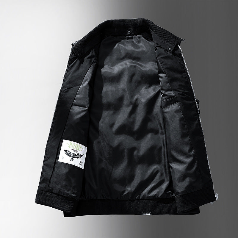 Men's Padded Quilted Vest with Shiny Lining and Practical Pockets Lisslune