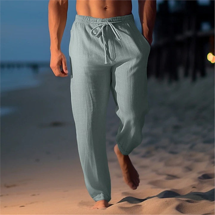 Men's breathable beach pants with adjustable waistband Lisslune