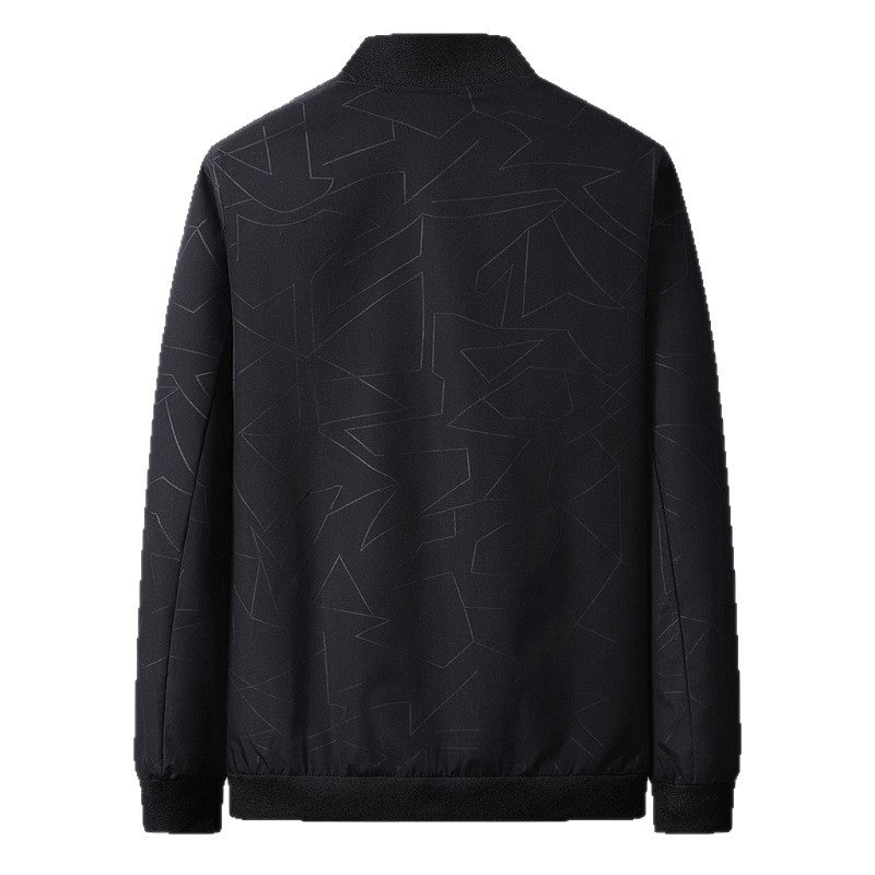 Men's fashionable transitional jacket with quilted design and elastic cuffs Lisslune