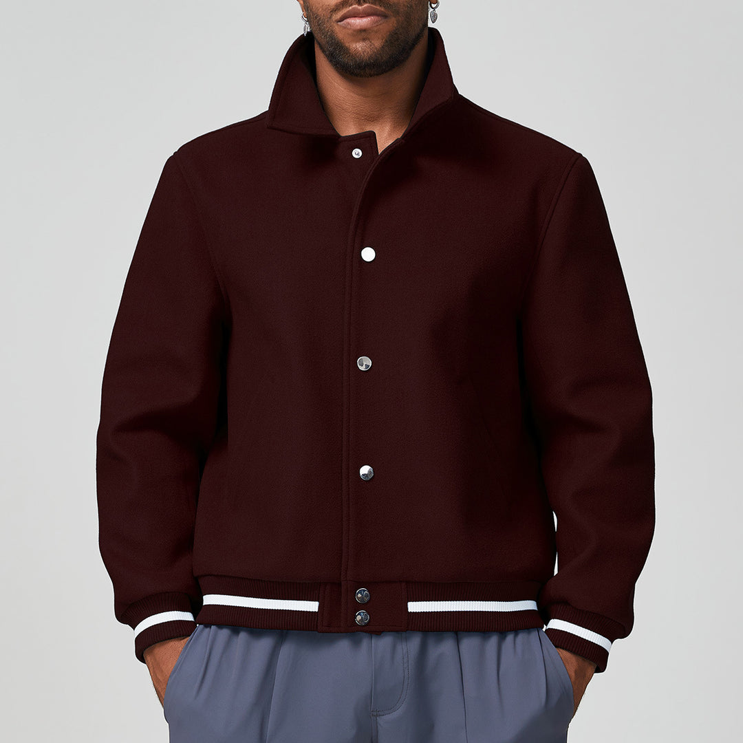 Men's Casual Jacket with Classic Collar Lisslune