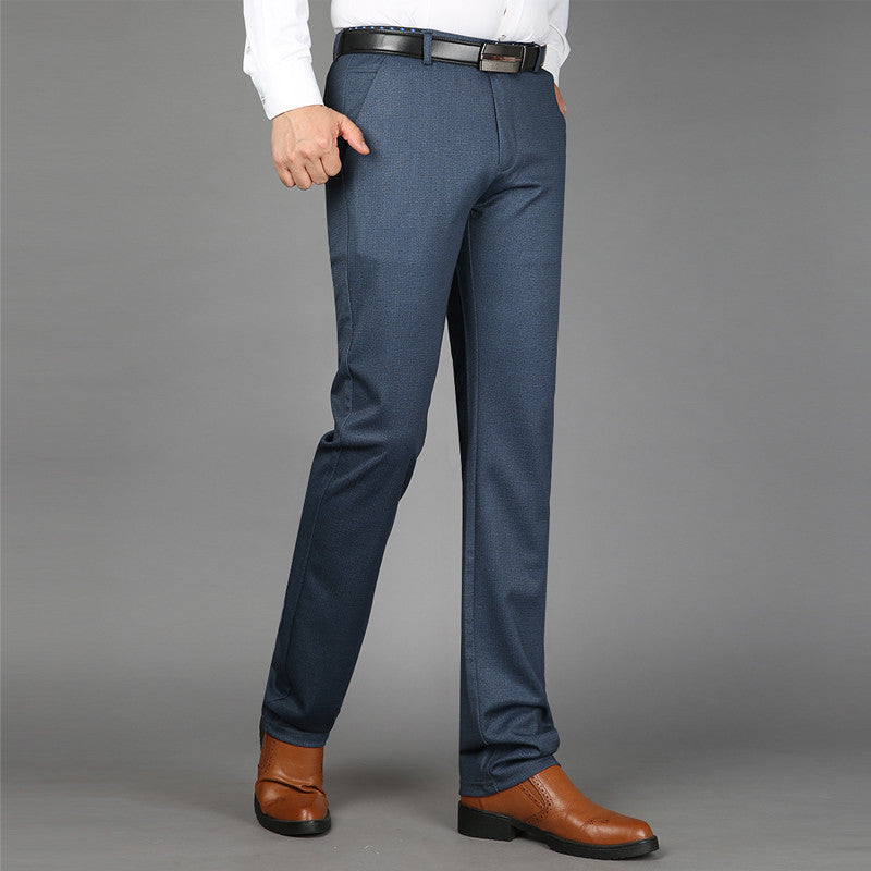 Men's Elegant Suit Pants with Stylish Pocket Design Lisslune