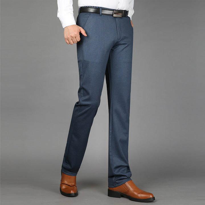 Men's Elegant Suit Pants with Stylish Pocket Design Lisslune