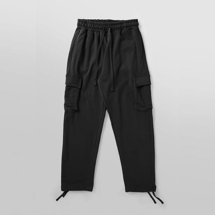 Men's cargo jogging pants with elastic waistband and practical side pockets Lisslune