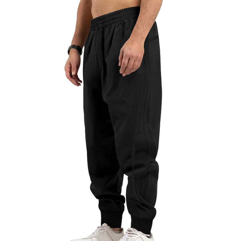 Men's sporty jogging pants with elastic waistband and pockets Lisslune