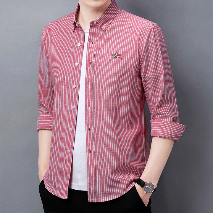 Men's classic long sleeve shirt Lisslune