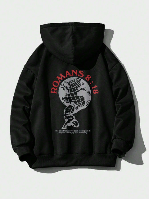 Women's hoodie with inspiring world motif and high-quality print Lisslune